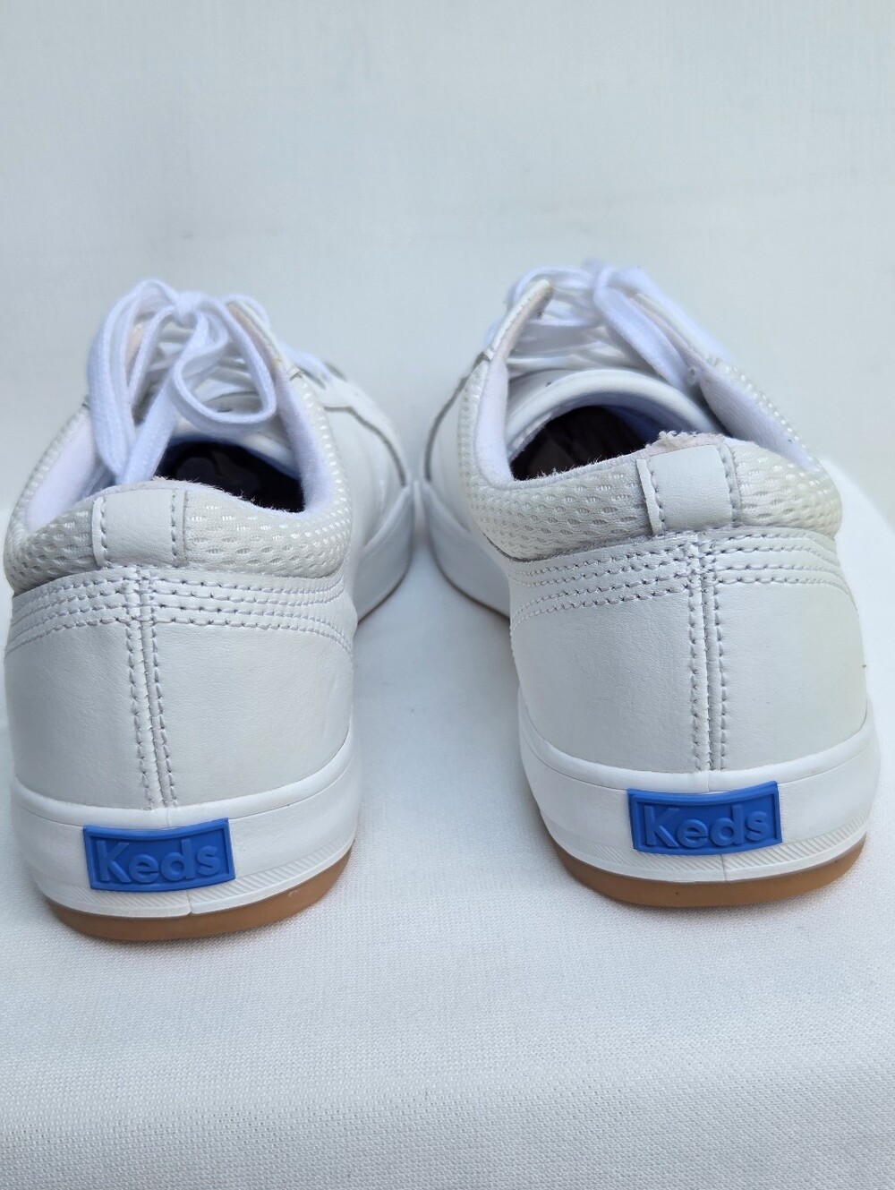 Keds Women's White Lace-Up Low Top Sneakers Logo Accents Classic Casual Size-10 - Picture 10 of 13